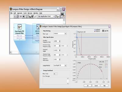 NI LabVIEW数字滤波设计工具包为工程师节省