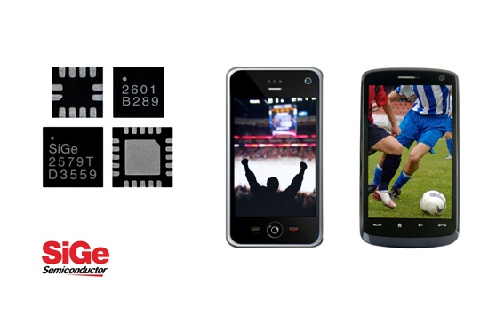 SiGe半导体推出用于移动设备的集成式WiFi前