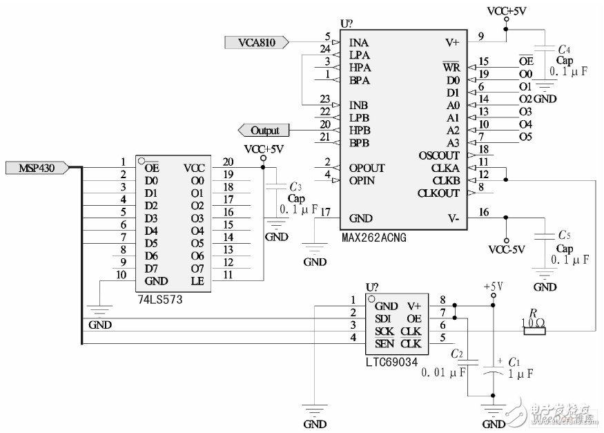 以低功耗单片机MSP430F449为控制核心的滤波器系统设计
