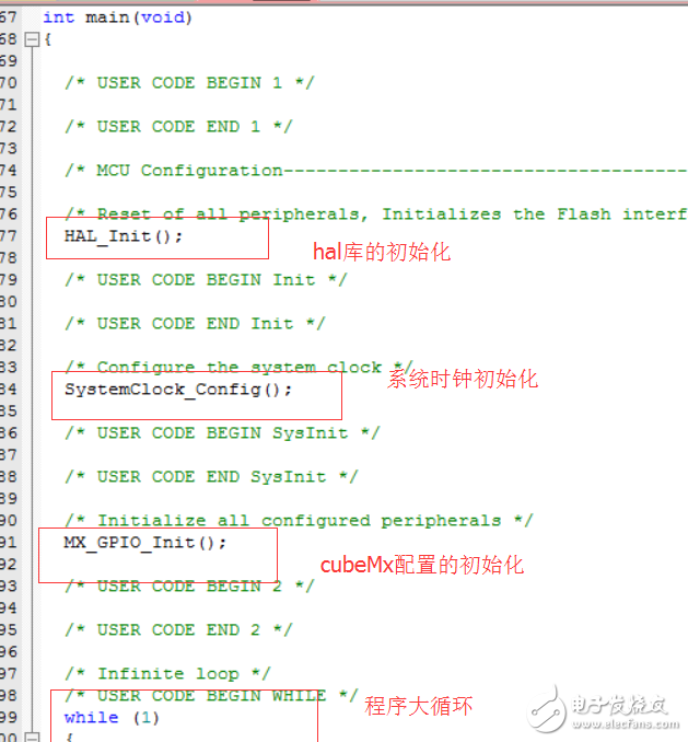 关于stm32跑马灯的程序