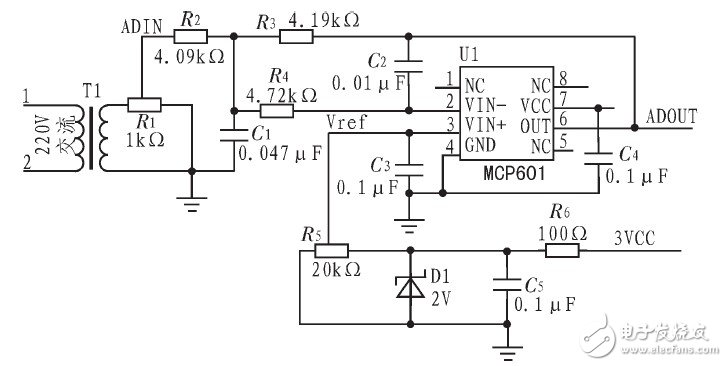 以MSP430F448单片机为核心的简易交流数字电压表系统设计