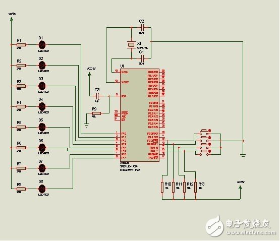 以51单片机为核心的LED彩灯控制器设计