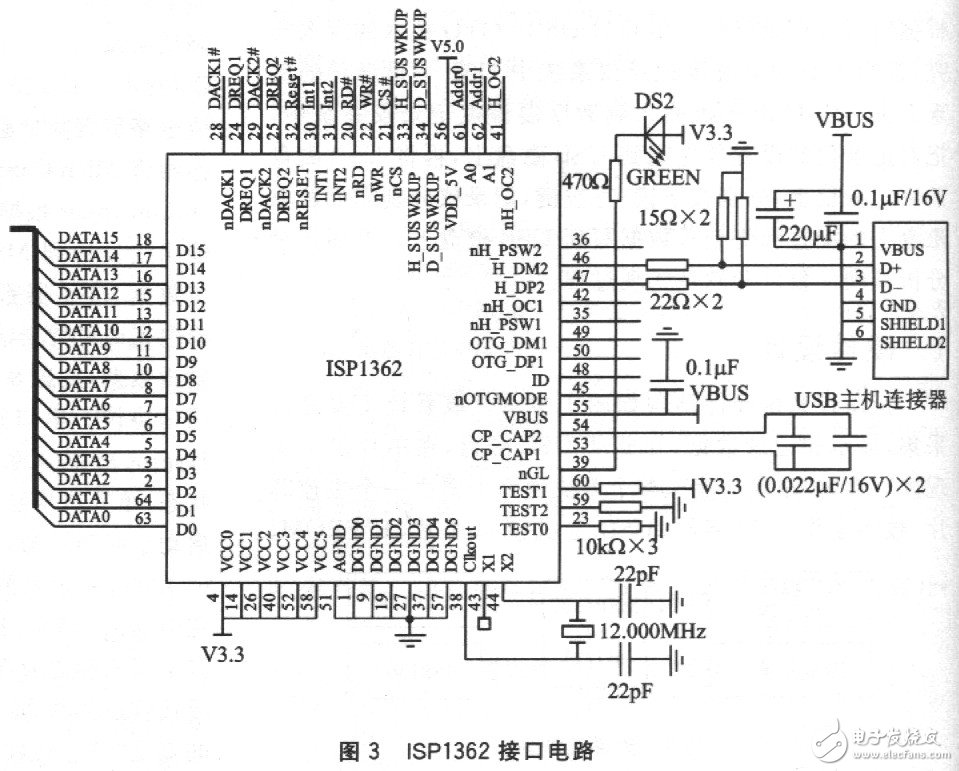 MSP430单片机对数字温湿度传感器USB主机的设计