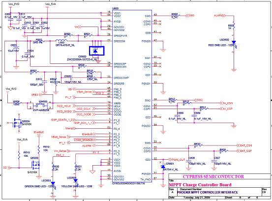 cypress powerpsoc mppt太阳能充电参考设[综